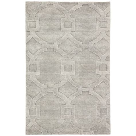 Rosdorf Park Bohara Trellis Hand Tufted Silver Area Rug Reviews Wayfair