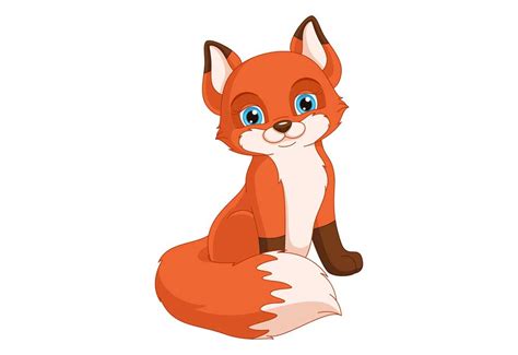 Cute Foxes Clip Art Cartoon Clipart Animals Clipart Printable Humor ...