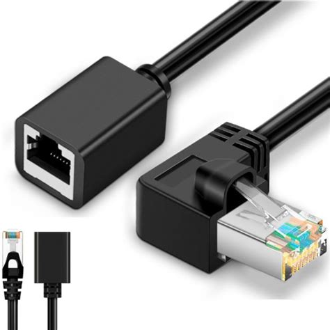 Mnlxm Multiple Angles For Pc Laptop Ethernet Lan Cord Right Angle Male