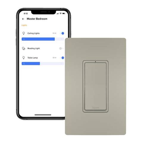 Legrand Radiant With Netatmo Single Pole Decorator Rocker Smart