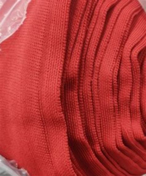 44inch Plain Orange Indian Polyester Rib Fabric At Rs 100 Kg In Ghaziabad