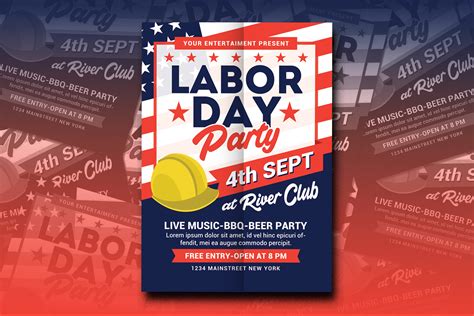 Labor Day Party Flyer