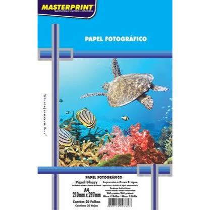 Papel Foto Glossy Microporoso Brilho G A Folhas Shopee Brasil