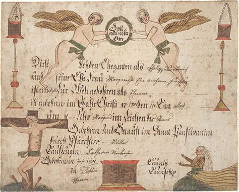 Birth And Baptismal Certificate Geburts Und Taufschein For Elennora