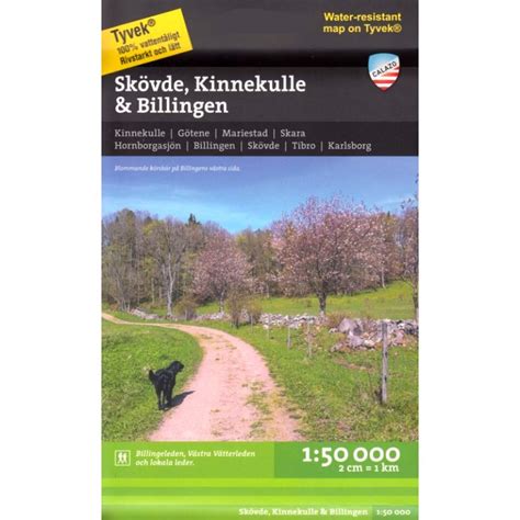 Wanderkarte Schweden Skövde Kinnekulle Billingen 1 50 000 Calazo