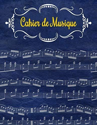 Cahier de Musique Carnet avec Portées et Seyes Grands Carreaux Carnet