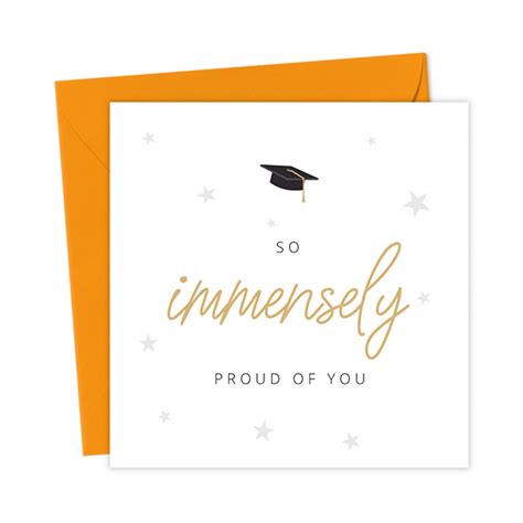 So Immensely Proud Of You Congratulations Card