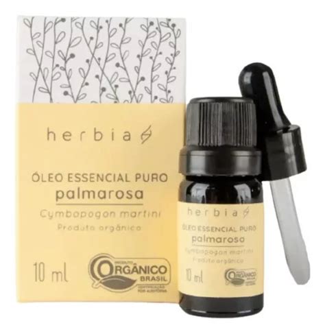 Aceite Esencial De Palmarosa Org Nico Herbia Ml Mercadolibre