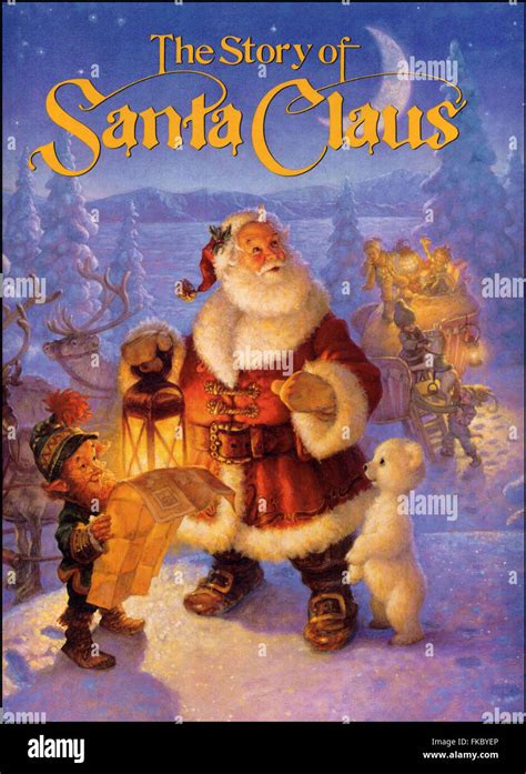 The Story of Santa Claus Book Cover Stock Photo - Alamy