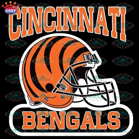 Cincinnati Bengals Heart Svg Cricut File Clipart Football Svg NFL