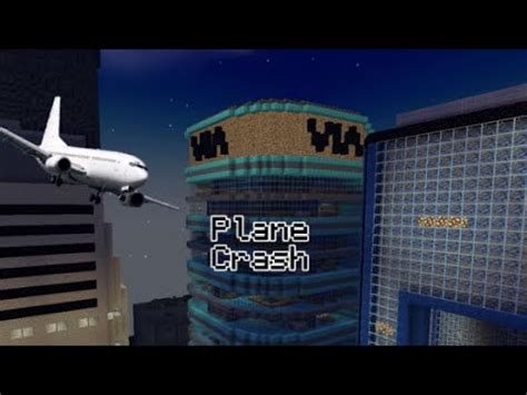 A Minecraft Plane Crash YouTube