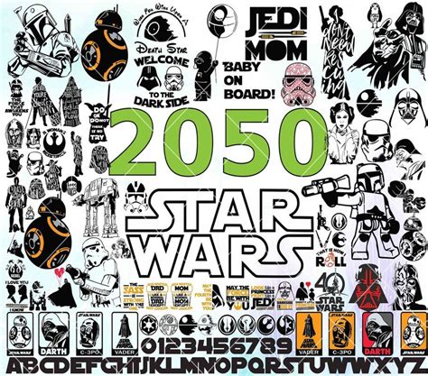 Star Wars Bundle Svg - Star Wars BUndle - Bundle Star Wars Svg - star Wars Characters svg - Star ...