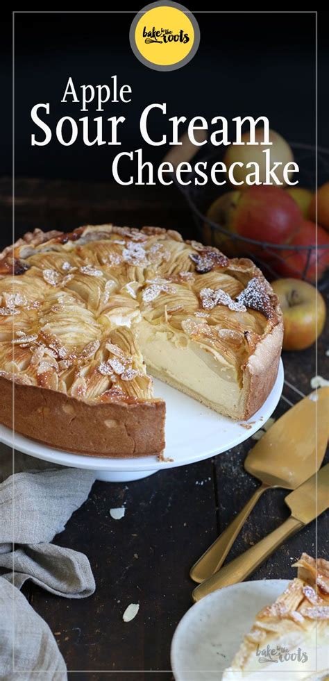 German Apple Sour Cream Cake Bake To The Roots Recipe Apple Sour