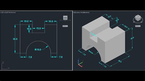 Autocad 3d Modeling On Cad Software For Beginners 3 Youtube