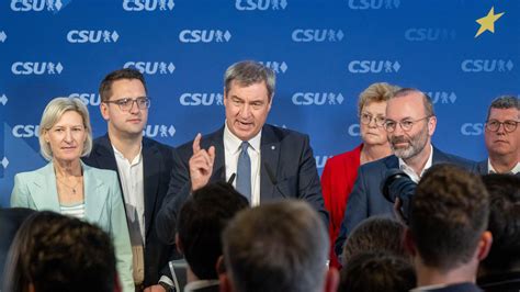 Nach der Europawahl Söder und Weidel fordern Scholz zum Rücktritt auf