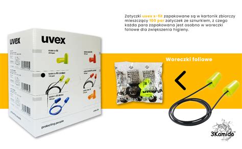 Zatyczki Do Uszu Uvex X Fit Z Y K Wiat Zatyczek