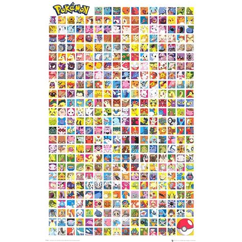 Pokemon Gen Generation Chart Pokemon Chart, Pokemon, 44% OFF