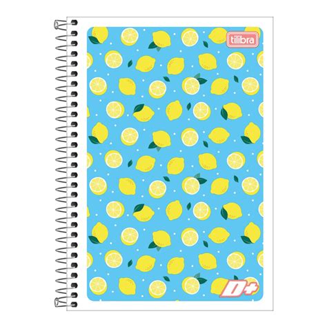 Caderno Espiral Capa Flex Vel D Folhas Tilibra