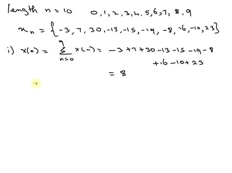 Solved Find The Idft Of Y K X K 2 Using Properties If X K Is An 8 Point Dft Of The