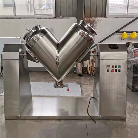 Iso L Stainless Steel V Type Mixer For Pigment Powder V Shape Powder