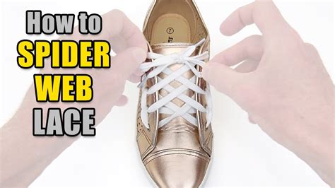 Spider Web Lacing Tutorial Professor Shoelace Youtube