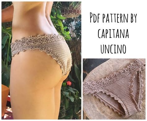 Pdf File For Crochet Pattern Lorelei Crochet Bikini Bottom Etsy