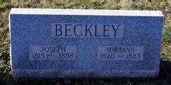 Mariann Eckert Beckley 1820 1883 Mémorial Find a Grave