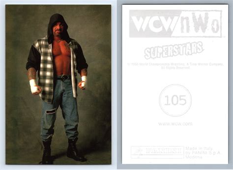 Perry Saturn 105 Wcwnwo Wrestling Superstars 1998 Panini Photocard