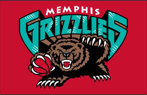 Memphis Grizzlies Logo - Primary Dark Logo - National Basketball ...