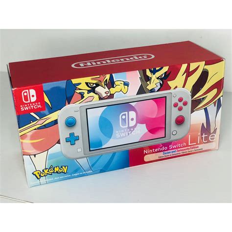 Nintendo Switch Lite Zacian And Zamazenta Pokemon Sword Shield Edition Blogknakjp