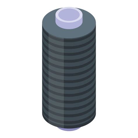 Thread Roll Icon Isometric Style Vector Art At Vecteezy