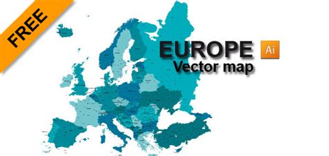 Vector Map Of Europe - ClipArt Best