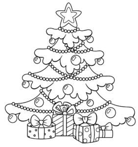 Desenhos De Rvore De Natal Para Colorir Bora Colorir