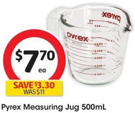 Pyrex Measuring Jug 500ml Offer At Coles