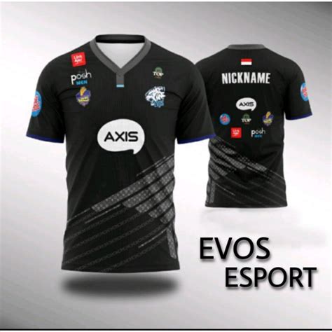 Jual Jersey Kaos Evos Esport Mobile Legend Pubg Freefire Aov Dota