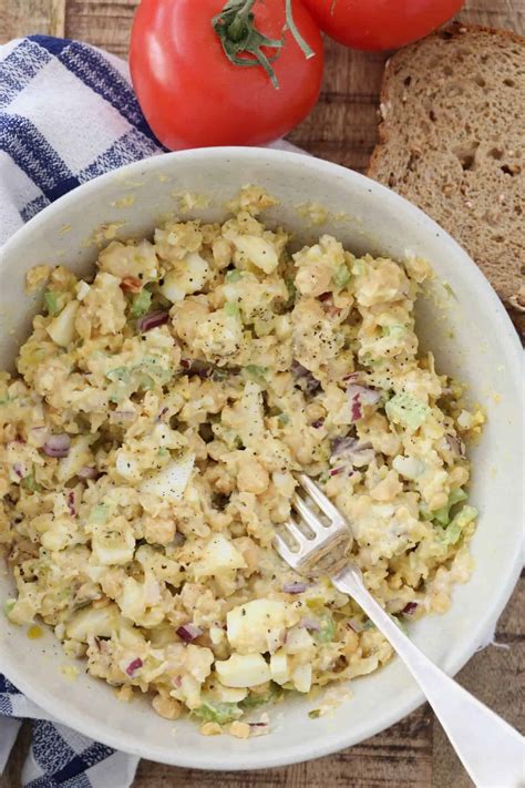 Easy Chickpea Egg Salad The Harvest Kitchen