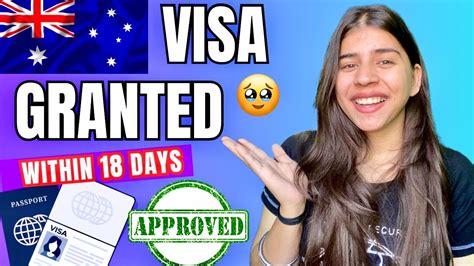 Australia Study Visa Granted Australia Study Visa Requirements