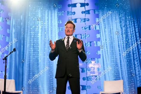 Conan Obrien Speaks Autism Speaks La Editorial Stock Photo Stock