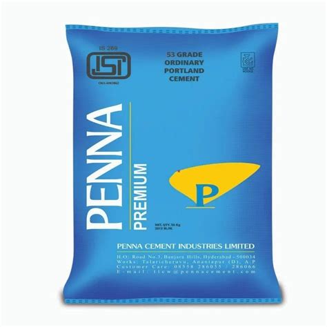 Penna 53 Grade Opc Cement At Rs 420 Bag Sarjapura Road Bengaluru