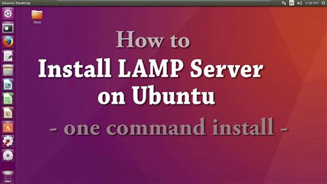 How To Install Lamp Server On Ubuntu Youtube