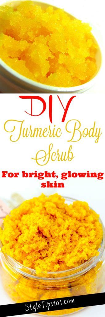 Turmeric Body Scrub For Glowing Skin