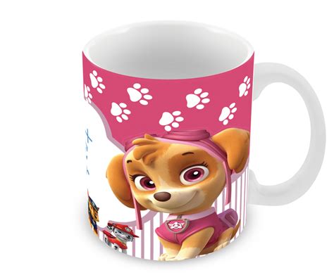 Caneca Patrulha Canina De Plástico Personalizada Elo7