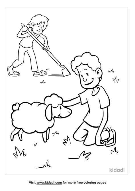 Free Printable Cain And Abel Coloring Pages