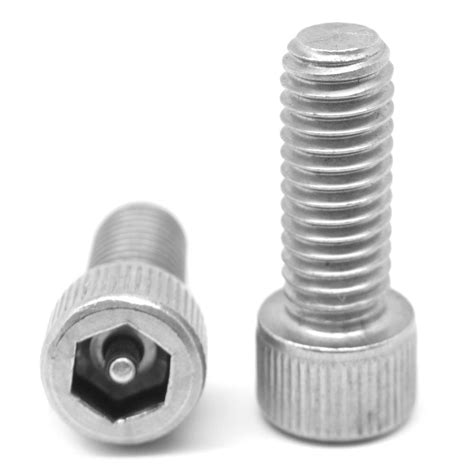 8 32 X 58 Ft Coarse Thread Socket Head Cap Screw Tamper Resistant Hex Pin In Stainless