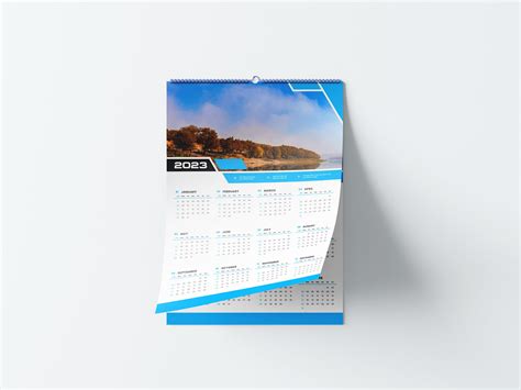 2023 calendar design template +5 on Behance