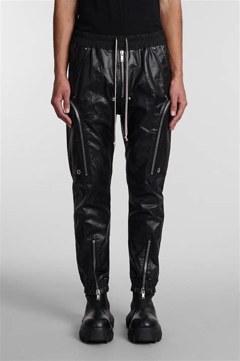 Buy Rick Owens Bauhaus Cargo Pants Black At Off Editorialist