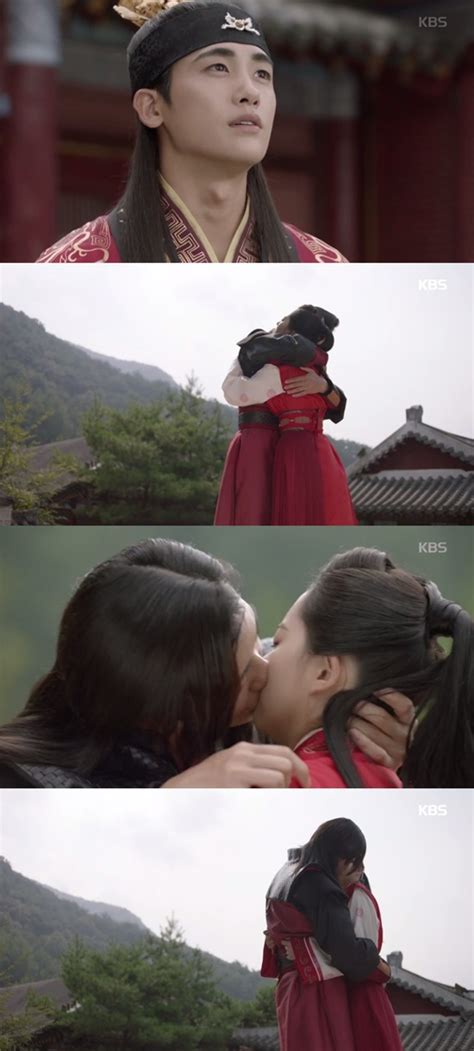 화랑 박서준♥고아라 고난 끝에 다시 만났다 재회의 키스 연예 기사 더팩트