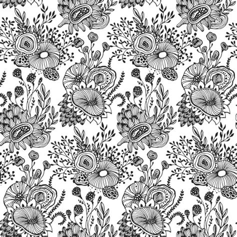 Seamless Pattern With Hand Drawn Doodle Ornate Vector Image