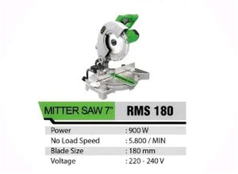 Jual Ryu Miter Saw Inch Rms Mesin Potong Kayu Nilon Dan Alumunium