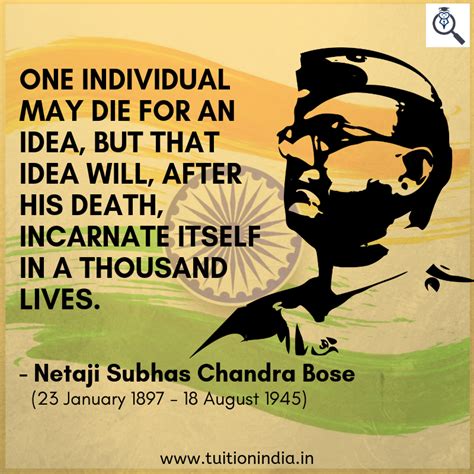 We Salute And Pay Our Homage To Netaji Subhas Chandra Bose On His Nd